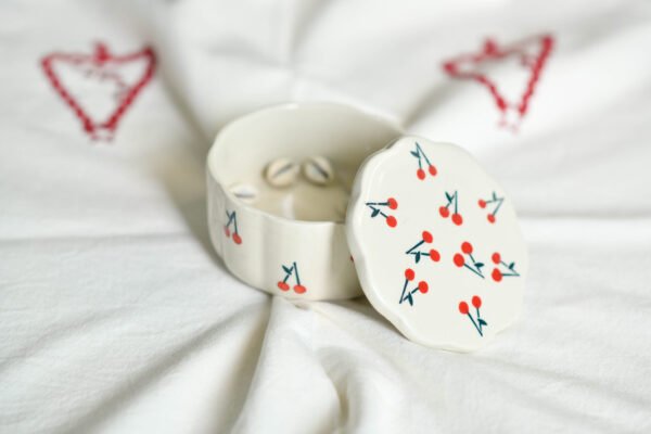 Cherry Blossom Jar (7) Cherry Blossom Mini Cookie Jars