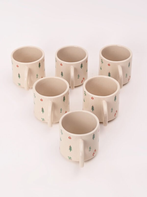 Christmas Tea Cups Set of 6