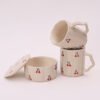 Set of Cherry Mug and Mini Cookie Jar