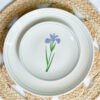 Amethyst Lily Quarter Plates