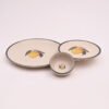 Citrus Grove Dinner Set | Set of 4 Full Plates & 4 Quarter Plates & 4 Bowls