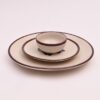 Midnight Vineyard Dinner Set | Set of 4 Full Plates & 4 Quarter Plates & 4 Bowls