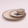 Midnight Vineyard Dinner Set | Set of 4 Full Plates & 4 Quarter Plates & 4 Bowls