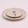 Amethyst Lily Dinner Set | Set of 4 Full Plates & 4 Quarter Plates