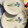 Amethyst Lily Quarter Plates