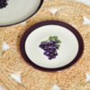 Midnight Vineyard Quarter Plates