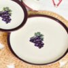 Midnight Vineyard Quarter Plates